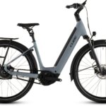 Cube Supreme Hybrid Deluxe SLX 600 zeegrijs en zwart lage instap 2026