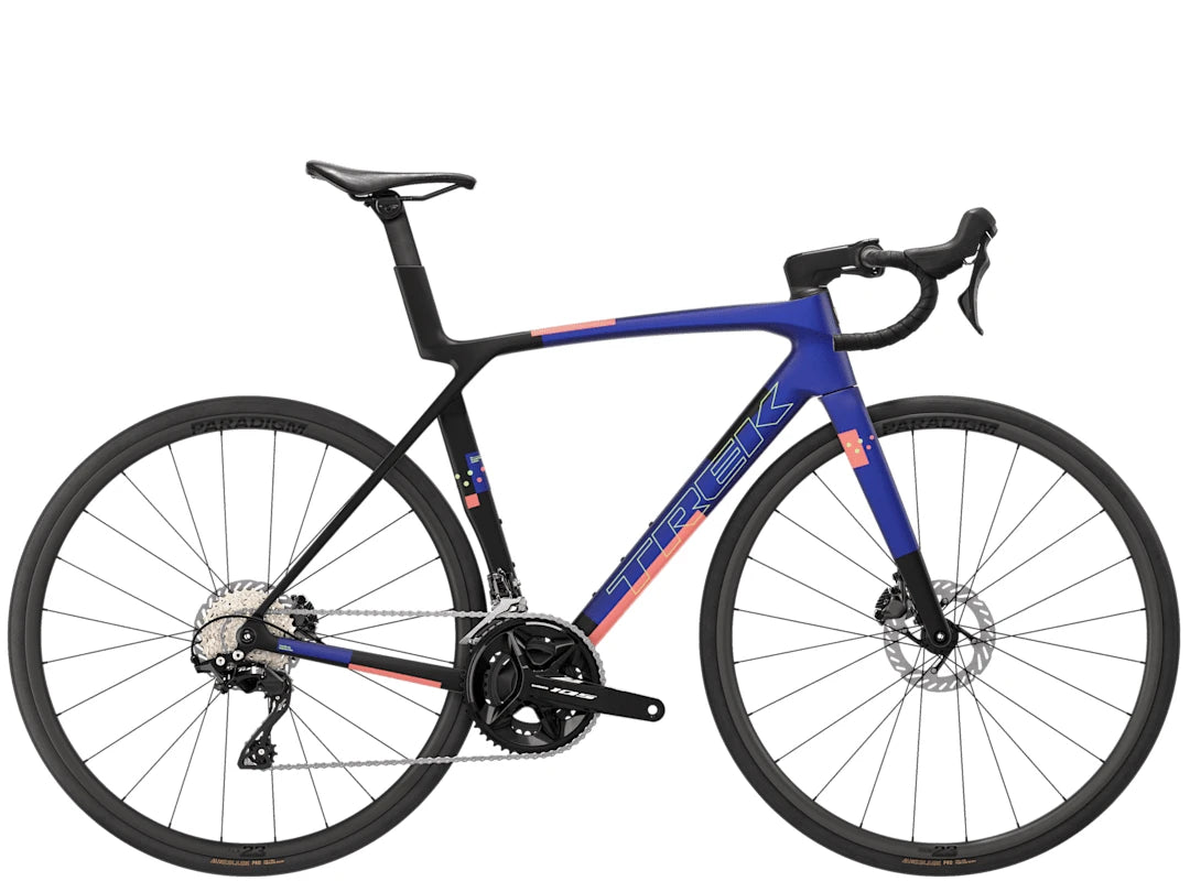 Trek Madone SL 5 Gen 8 Matblauw/Trek Zwart/Living Coral 2027