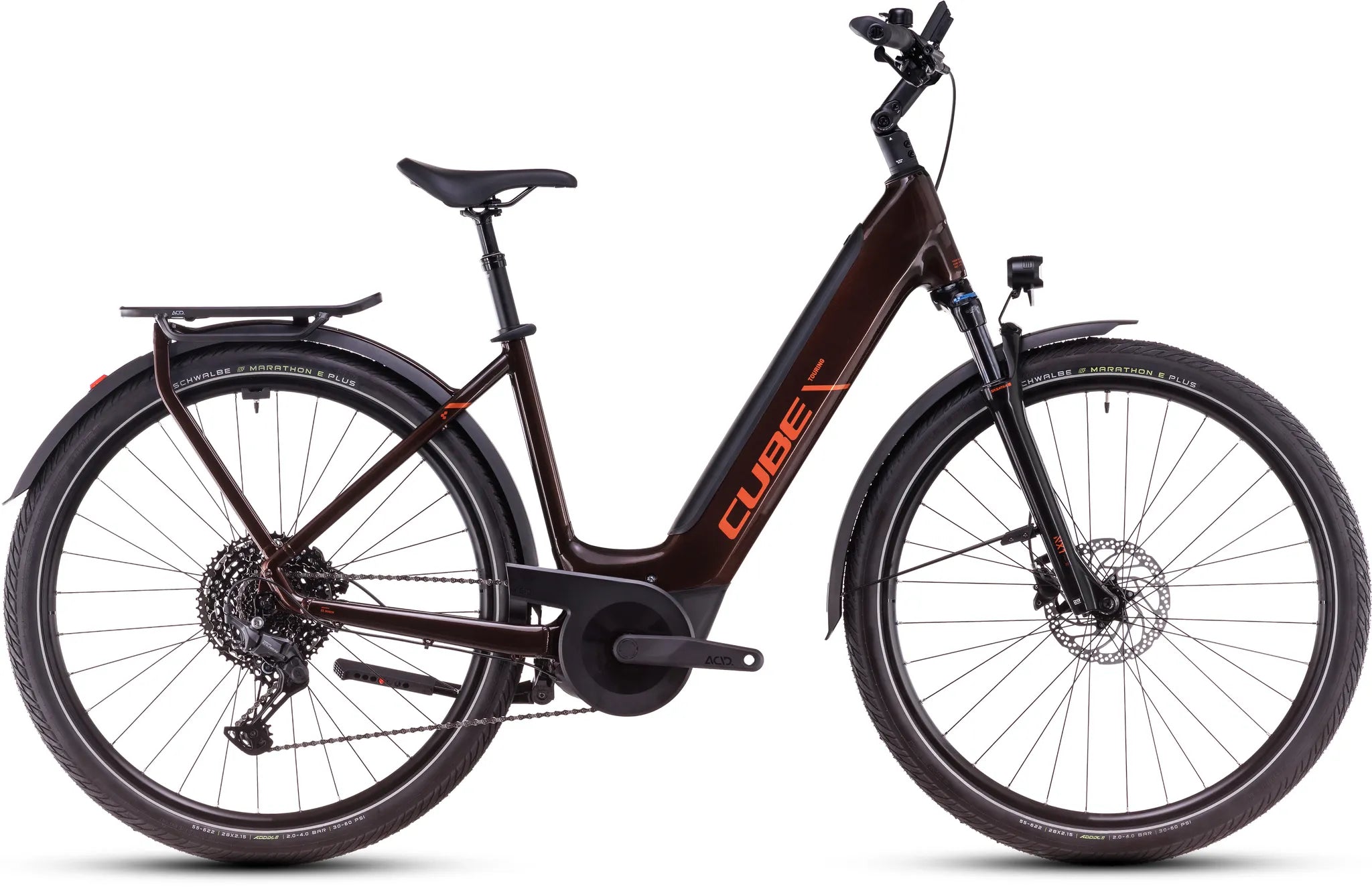 Cube Touring Hybrid Pro 625 kaneelkleurige lage instap