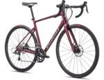 Specialized ALLEZ E5 DISC bordeauxrood/zilverstof/fluorrood – Image 2