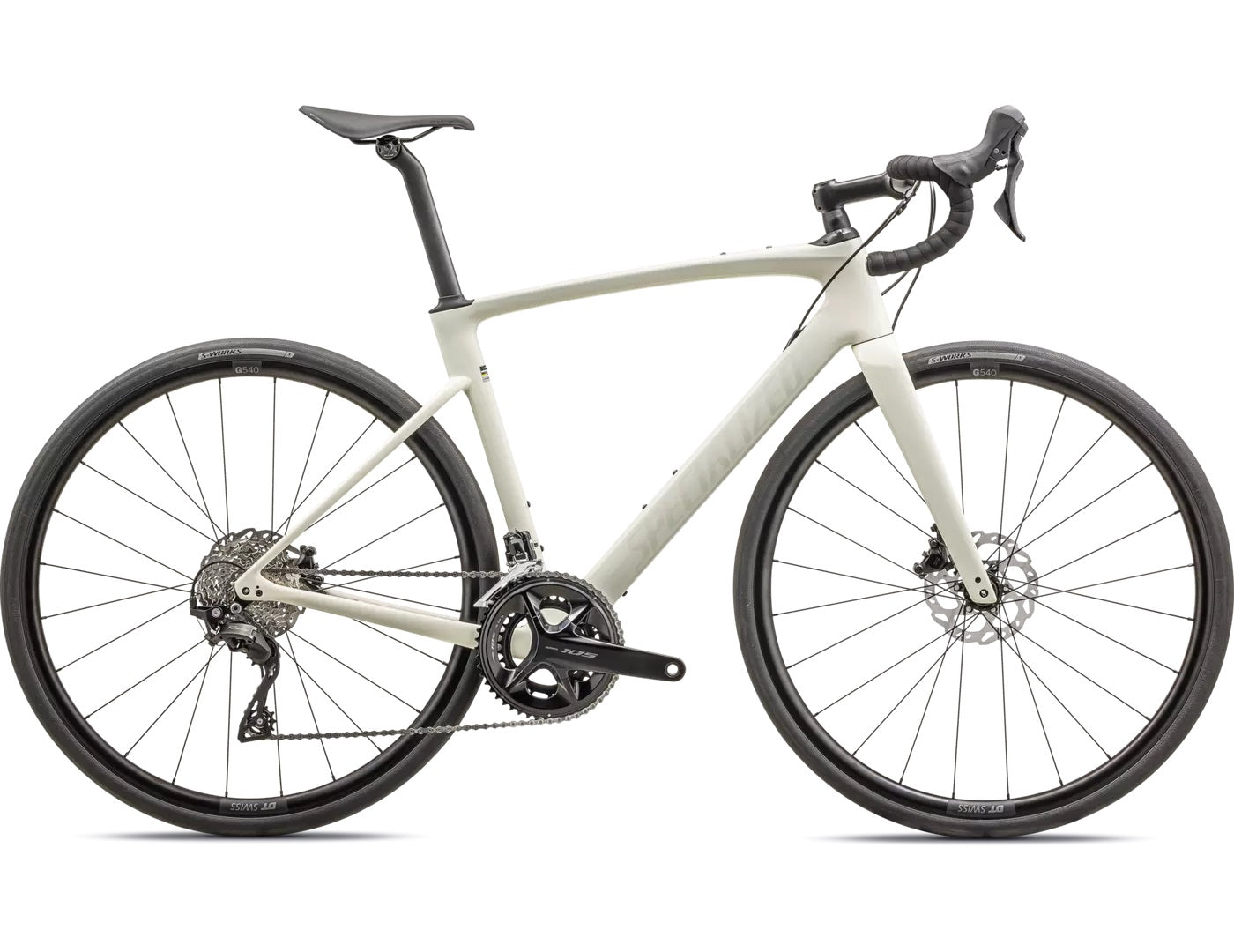 Specialized Roubaix SL8 Sport 105 Glanzend Berkenhout/Witte Bergen/Abalone