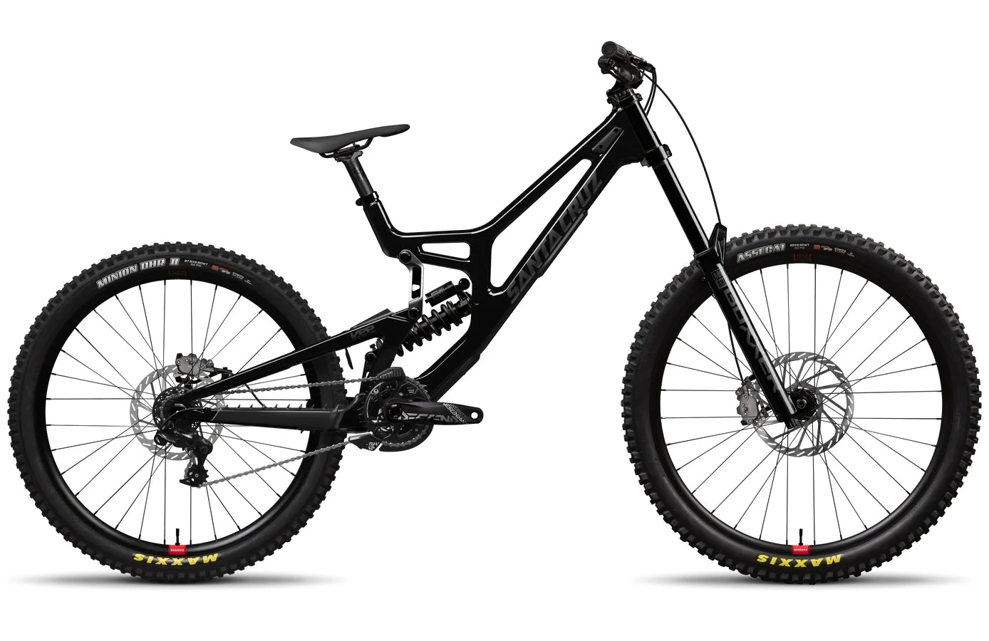 Santa Cruz V10 DH S-Kit Glanzend Zwart Glitter