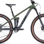 Cube Stereo 140 HPC Rookie grijs en olijfgroen
