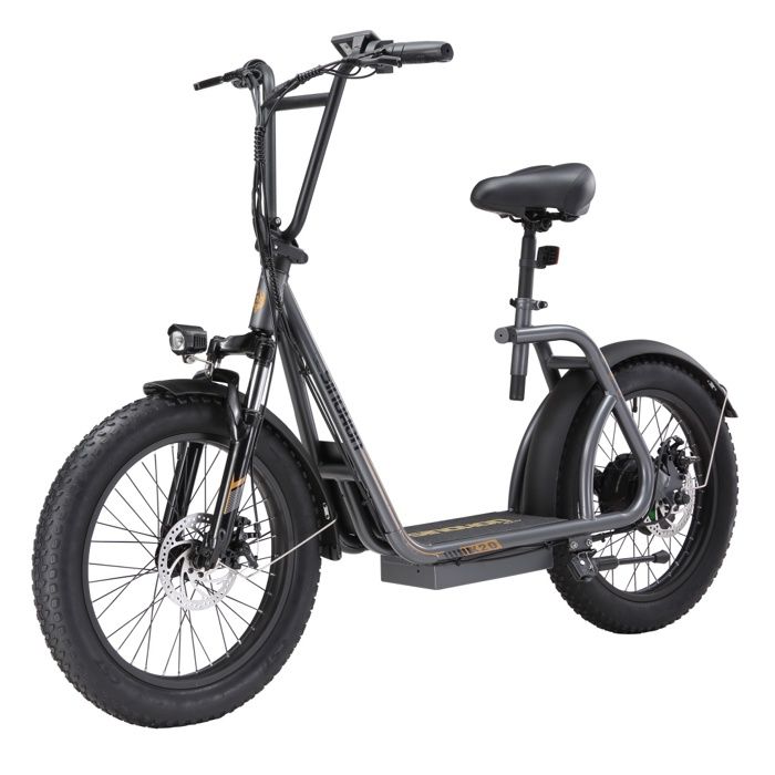 Opvouwbare elektrische scooter 20 inch, 250W – 36V 18Ah accu – Shimano 7 versnellingen – schijfremmen – actieradius 120 km